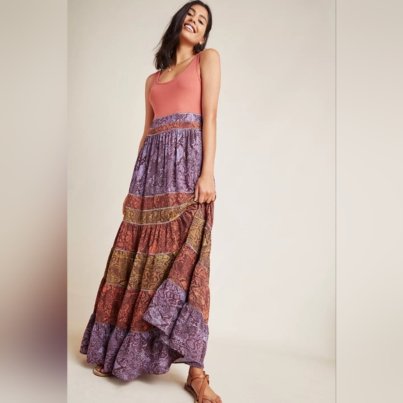 Antropologie Bohemian Maxi Dress - Picture 6 of 15